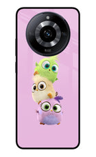 Cute Little Birds Realme Narzo 60 5G Glass Case Back Cover by Casekaro