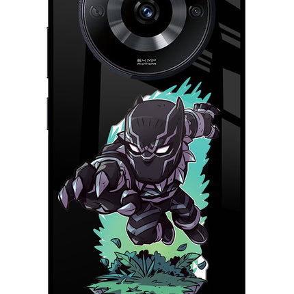 Black Panther Realme Narzo 60 5G Glass Case Back Cover by Casekaro