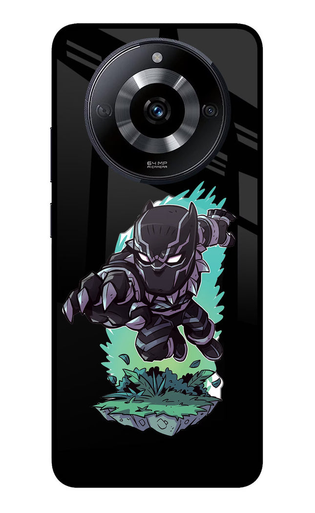 Black Panther Realme Narzo 60 5G Glass Case Back Cover by Casekaro