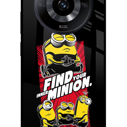 Find your inner Minion Realme Narzo 60 5G Glass Case Back Cover by Casekaro