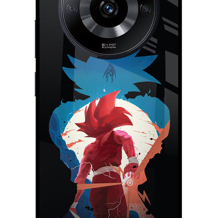 Goku Realme Narzo 60 5G Glass Case Back Cover by Casekaro