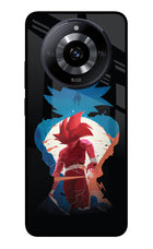 Goku Realme Narzo 60 5G Glass Case Back Cover by Casekaro