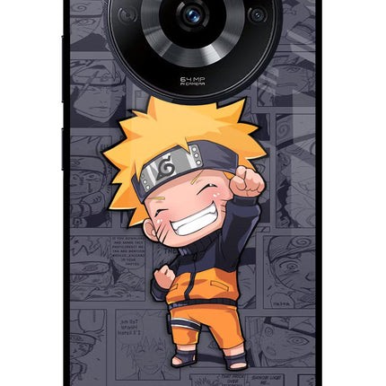 Chota Naruto Realme Narzo 60 5G Glass Case Back Cover by Casekaro