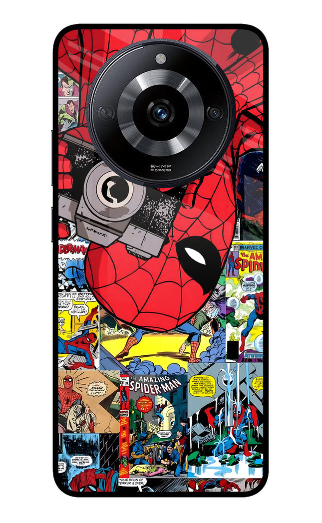 Spider Man Realme Narzo 60 5G Glass Case Back Cover by Casekaro