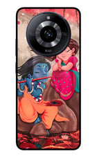 Radhe Krishna Realme Narzo 60 5G Glass Case Back Cover by Casekaro