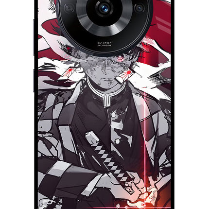 Demon Slayer Realme Narzo 60 5G Glass Case Back Cover by Casekaro