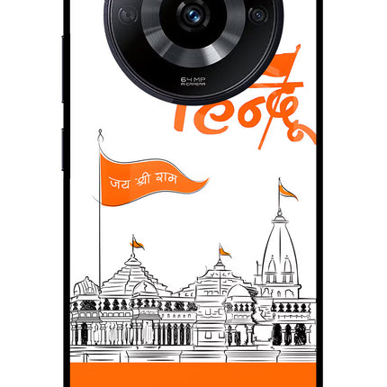 Jai Shree Ram Hindu Realme Narzo 60 5G Glass Case Back Cover by Casekaro