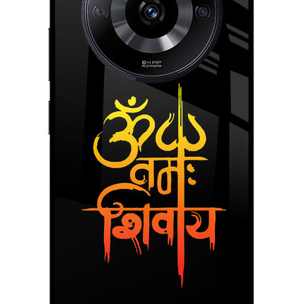 Om Namah Shivay Realme Narzo 60 5G Glass Case Back Cover by Casekaro