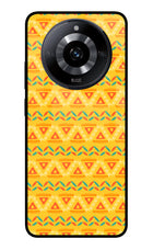Tribal Pattern Realme Narzo 60 5G Glass Case Back Cover by Casekaro