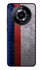 BMW Stripes Realme Narzo 60 5G Glass Case Back Cover by Casekaro
