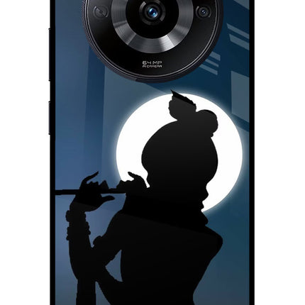 Shri Krishna Silhouette Realme Narzo 60 5G Glass Case Back Cover by Casekaro