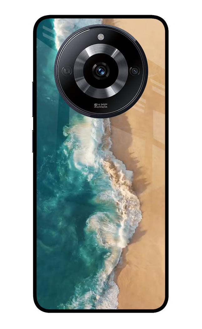 Ocean Beach Realme Narzo 60 5G Glass Case Back Cover by Casekaro