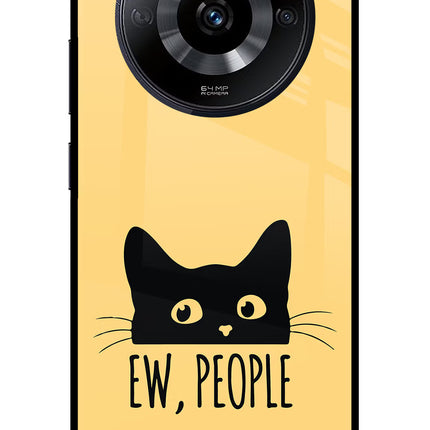 Ew People Catitude Realme Narzo 60 5G Glass Case Back Cover by Casekaro