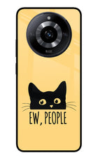 Ew People Catitude Realme Narzo 60 5G Glass Case Back Cover by Casekaro