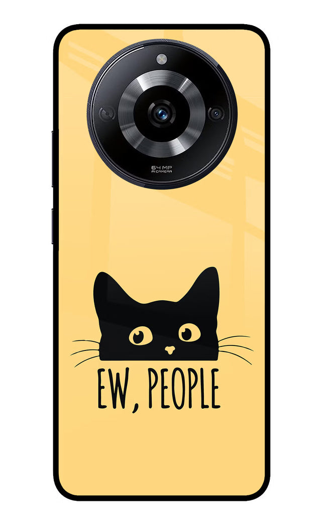 Ew People Catitude Realme Narzo 60 5G Glass Case Back Cover by Casekaro