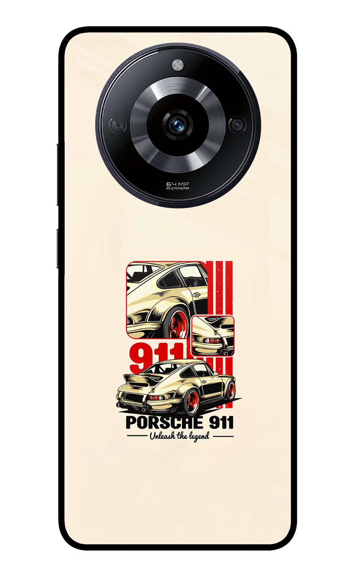 Classic Porsche 911 Realme Narzo 60 5G Glass Case