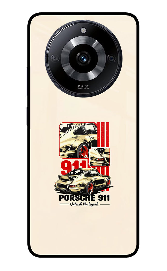 Classic Porsche 911 Realme Narzo 60 5G Glass Case Back Cover by Casekaro