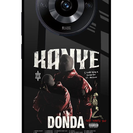 Donda Kanye West Realme Narzo 60 5G Glass Case Back Cover by Casekaro