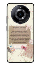 Hopeless Romantic Realme Narzo 60 5G Glass Case Back Cover by Casekaro