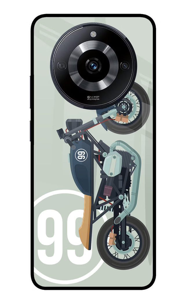 Classic Cafe Racer 99 Realme Narzo 60 5G Glass Case Back Cover by Casekaro