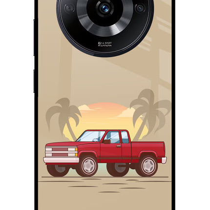 Desert Classic Drive Realme Narzo 60 5G Glass Case Back Cover by Casekaro