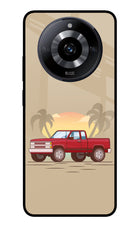 Desert Classic Drive Realme Narzo 60 5G Glass Case Back Cover by Casekaro