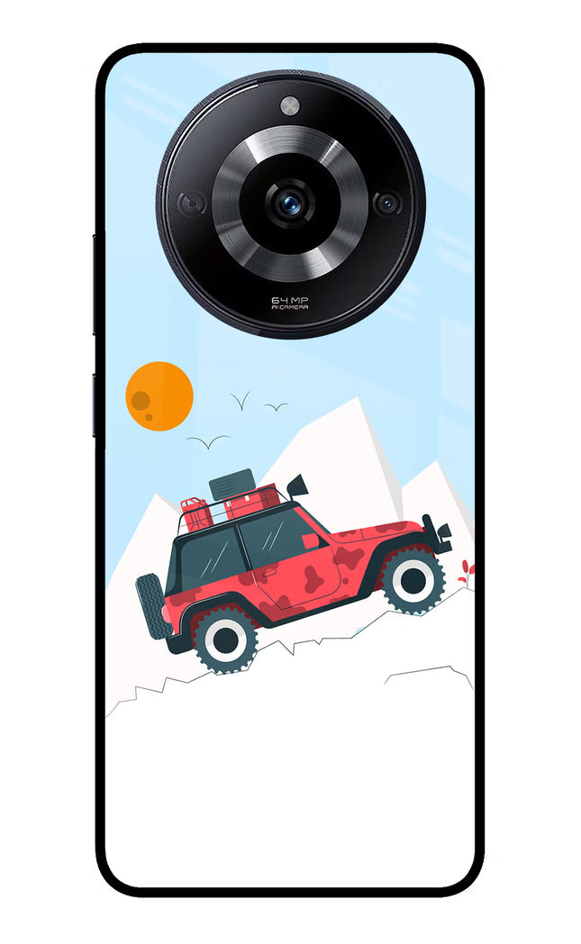 Mountain Trail Beast Realme Narzo 60 5G Glass Case Back Cover by Casekaro