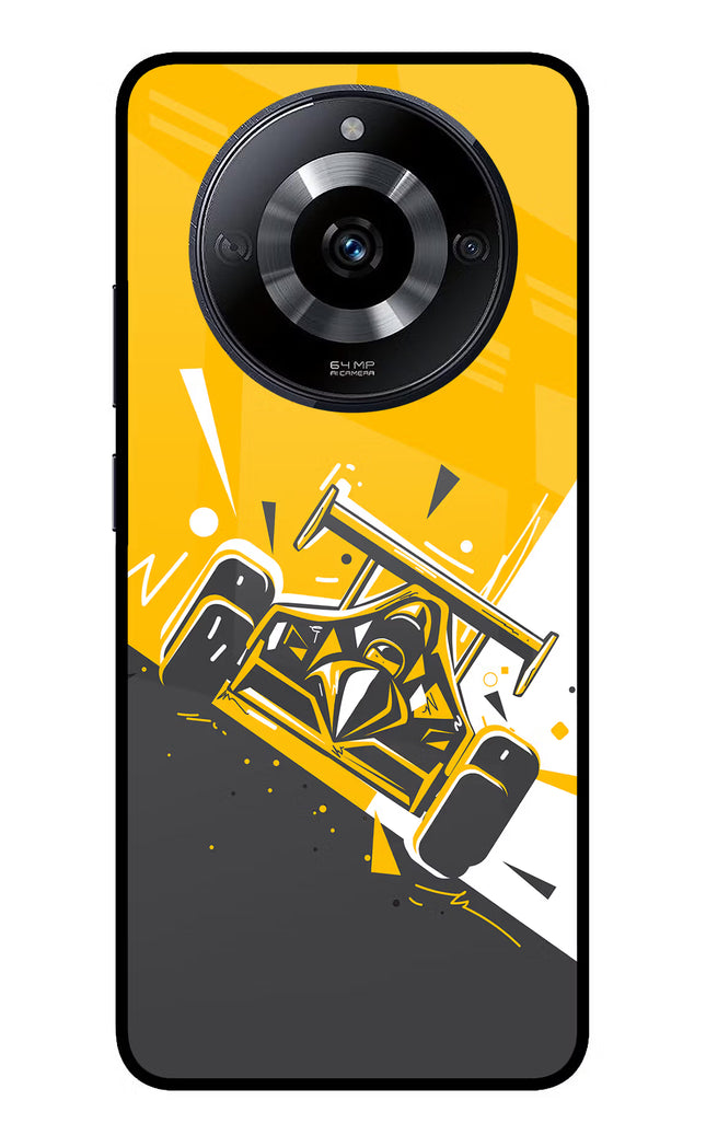 Track King Realme Narzo 60 5G Glass Case Back Cover by Casekaro