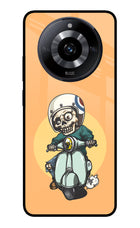 Undead Biker Realme Narzo 60 5G Glass Case Back Cover by Casekaro