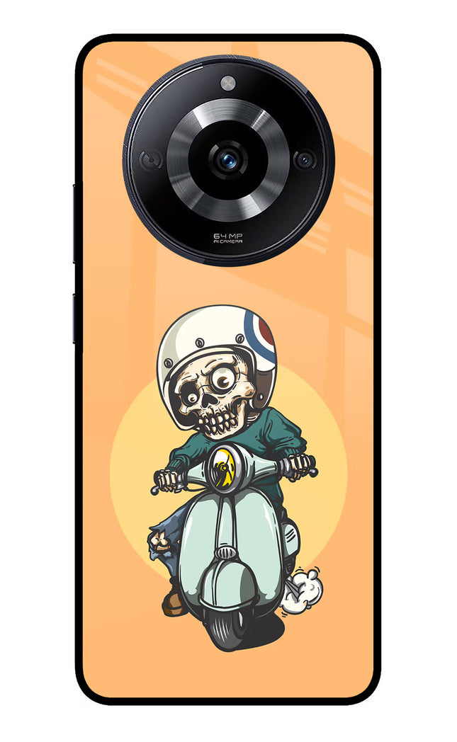 Undead Biker Realme Narzo 60 5G Glass Case Back Cover by Casekaro