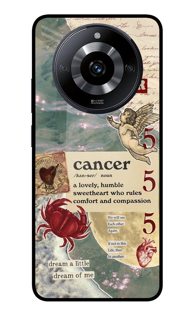 Cancer Zodiac Realme Narzo 60 5G Glass Case Back Cover by Casekaro