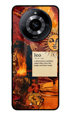 Leo Zodiac Realme Narzo 60 5G Glass Case Back Cover by Casekaro