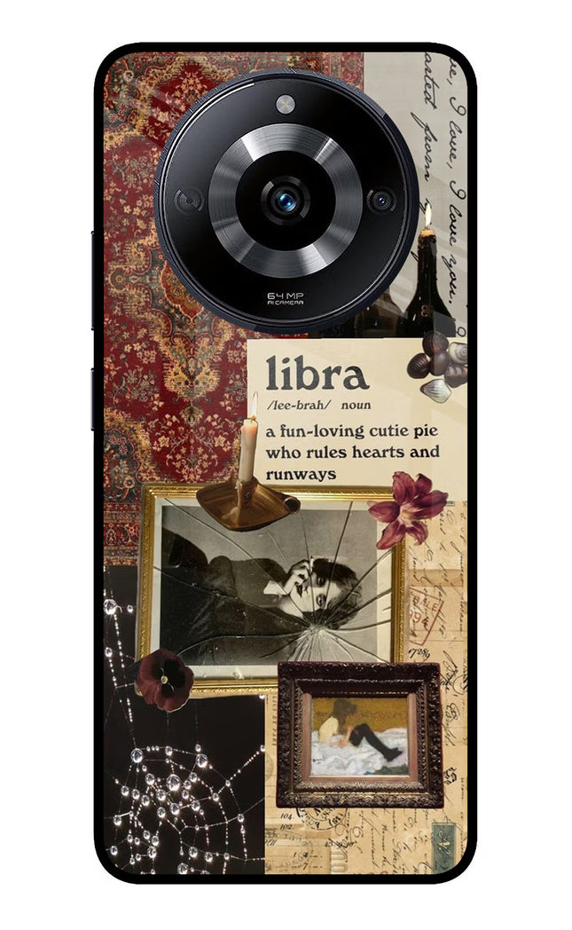 Libra Zodiac Realme Narzo 60 5G Glass Case Back Cover by Casekaro