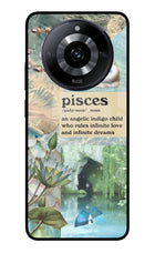 Pisces Zodiac Realme Narzo 60 5G Glass Case Back Cover by Casekaro