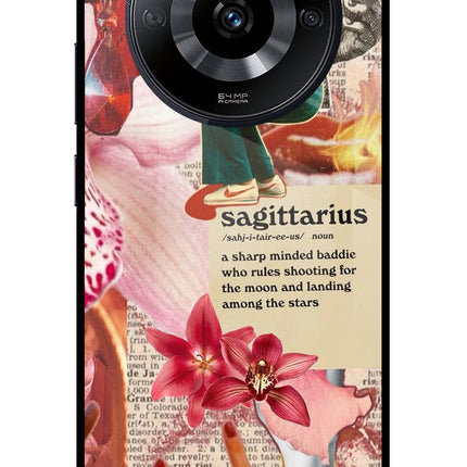 Sagittarius Zodiac Realme Narzo 60 5G Glass Case Back Cover by Casekaro