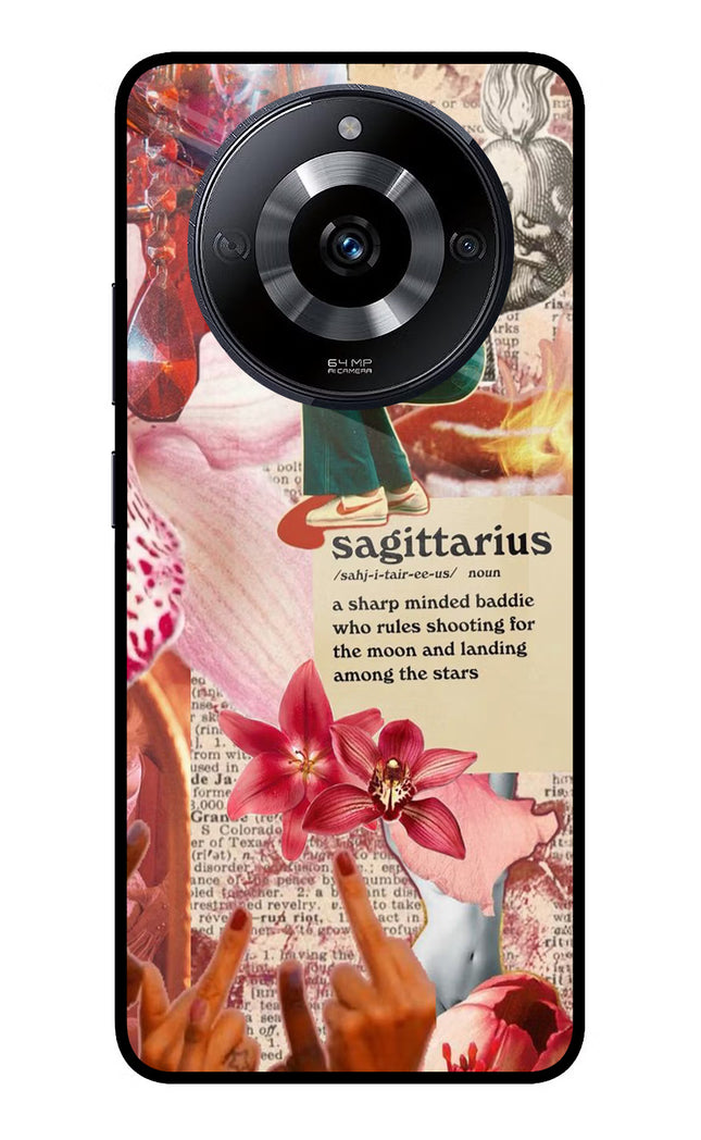 Sagittarius Zodiac Realme Narzo 60 5G Glass Case Back Cover by Casekaro