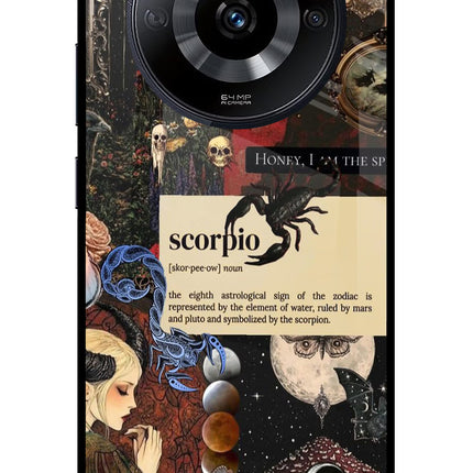Scorpio Zodiac Realme Narzo 60 5G Glass Case Back Cover by Casekaro