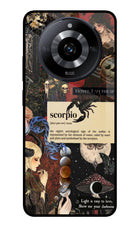 Scorpio Zodiac Realme Narzo 60 5G Glass Case Back Cover by Casekaro
