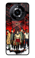 Ordinary Things Characters Realme Narzo 60 5G Glass Case Back Cover by Casekaro