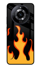 Fired Up – Black Realme Narzo 60 5G Glass Case Back Cover by Casekaro