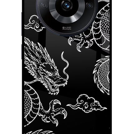 Twin Dragons Realme Narzo 60 5G Glass Case Back Cover by Casekaro