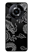 Twin Dragons Realme Narzo 60 5G Glass Case Back Cover by Casekaro