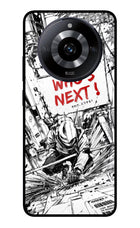 Who's Next Realme Narzo 60 5G Glass Case Back Cover by Casekaro