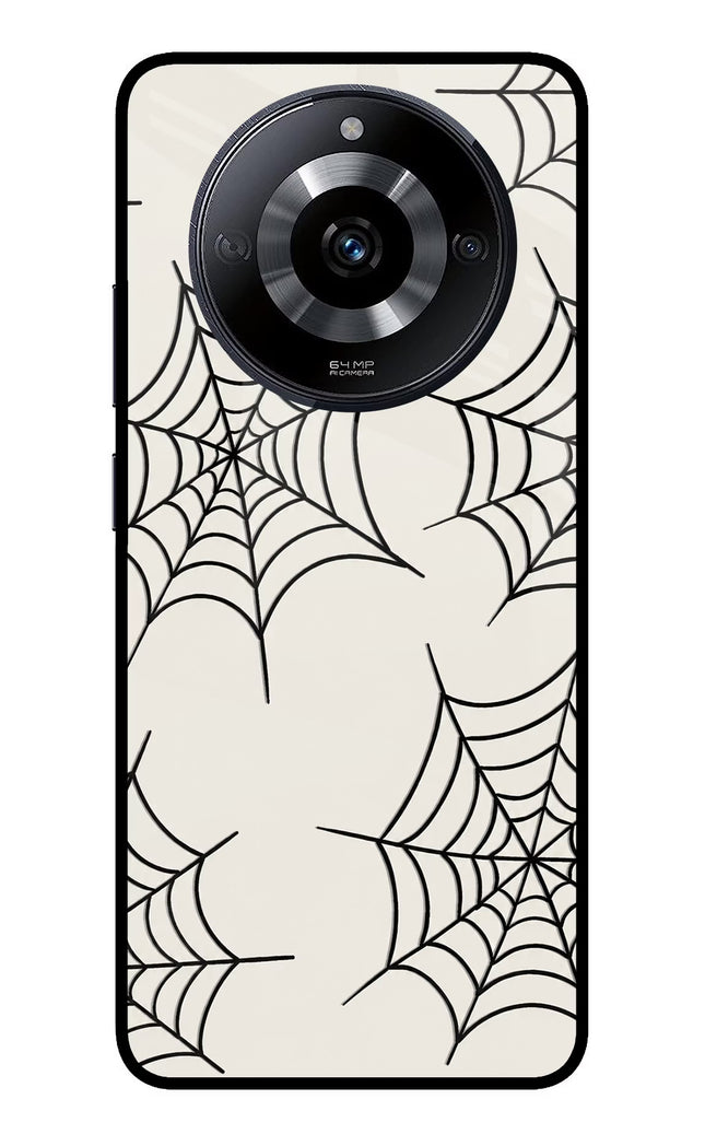 Spider Web Realme Narzo 60 5G Glass Case Back Cover by Casekaro