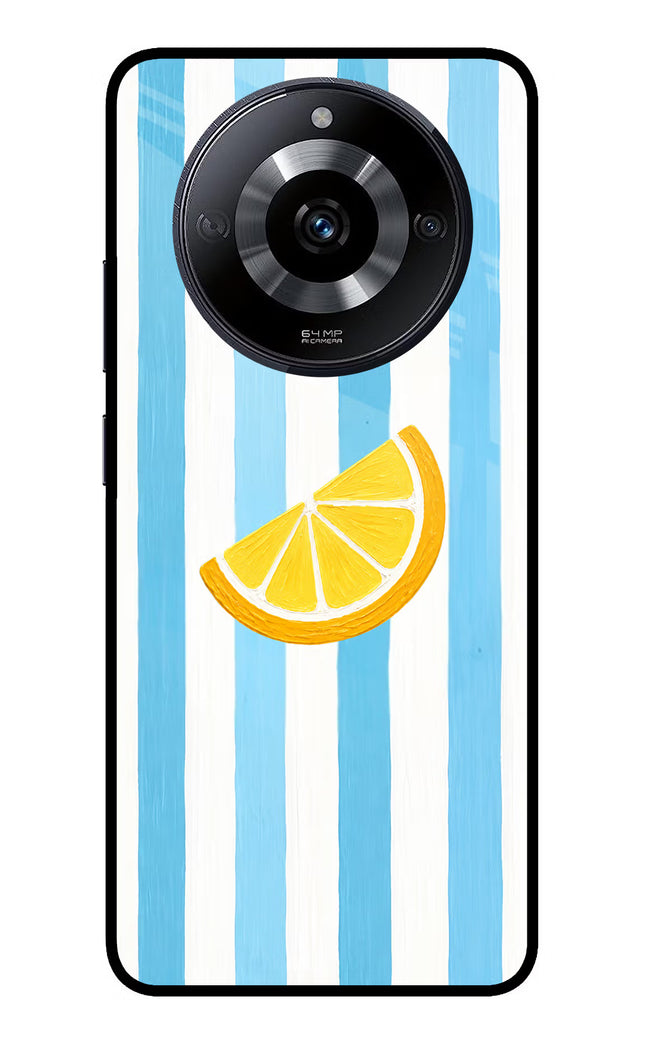 Summer Lemon Realme Narzo 60 5G Glass Case Back Cover by Casekaro