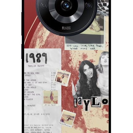 Taylor Swift Realme Narzo 60 5G Glass Case Back Cover by Casekaro