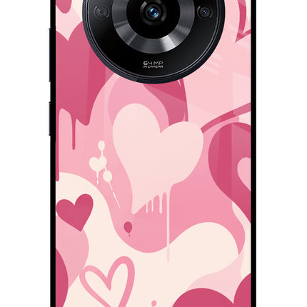 Hearty case Realme Narzo 60 5G Glass Case Back Cover by Casekaro