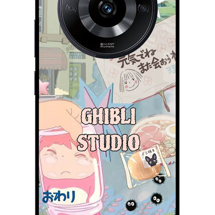 Studio Ghibli Realme Narzo 60 5G Glass Case Back Cover by Casekaro