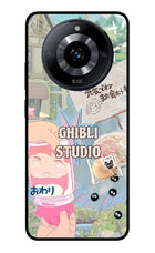 Studio Ghibli Realme Narzo 60 5G Glass Case Back Cover by Casekaro