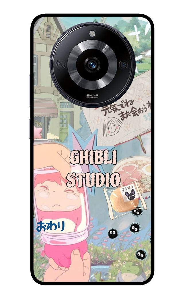 Studio Ghibli Realme Narzo 60 5G Glass Case Back Cover by Casekaro